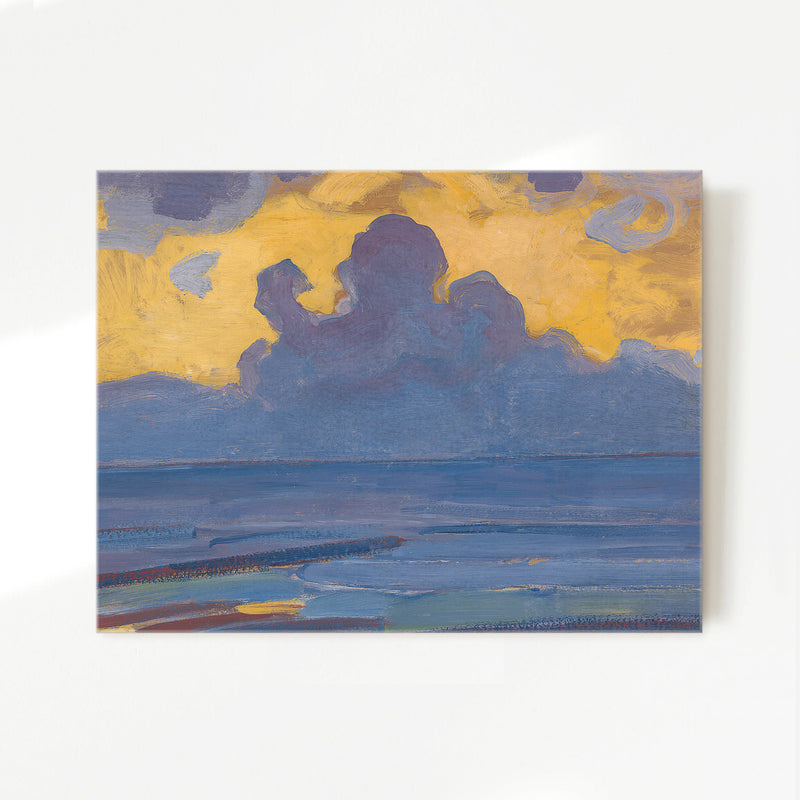 Cloud Sunset in Purple and Yellow - Sage and Rose Prints