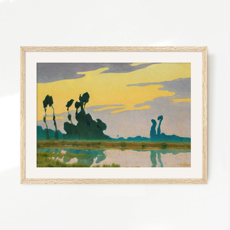 Florida Sunset Watercolor - Sage and Rose Prints