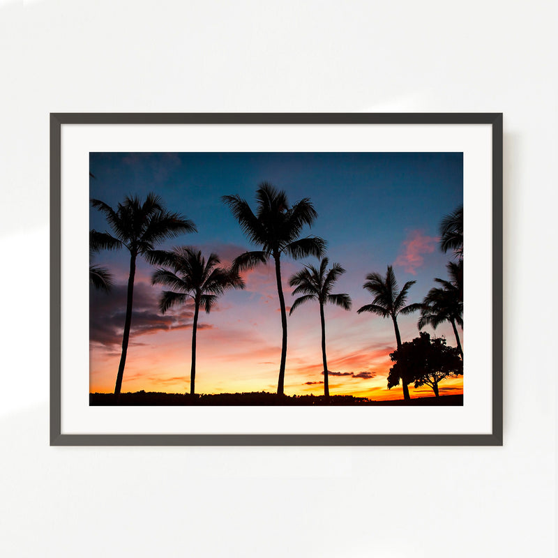 Palm Trees Sunset Photo Print - Sage and Rose Prints
