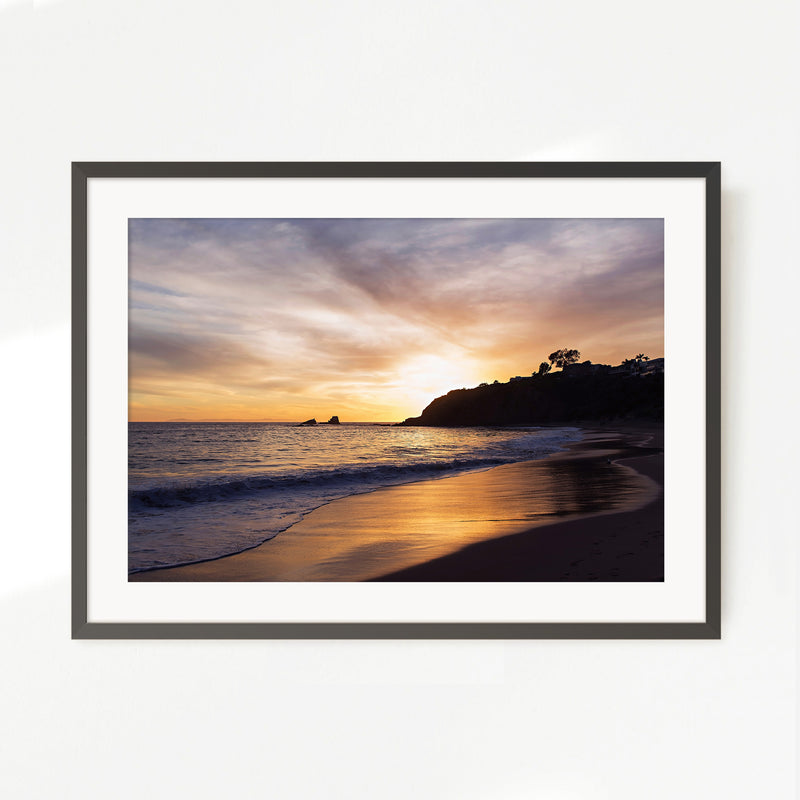 Hawaiian Sunset in Deep Purples - Sage and Rose Prints