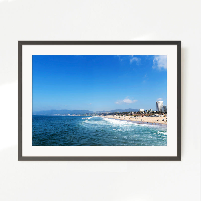 Royal Blue Beach Photo Print - Sage and Rose Prints