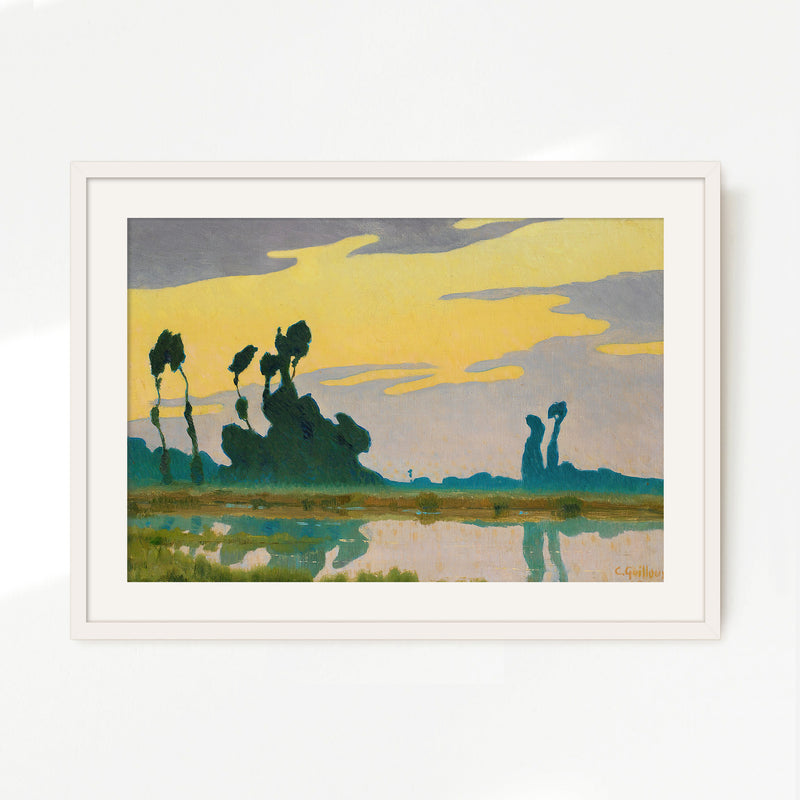 Florida Sunset Watercolor - Sage and Rose Prints
