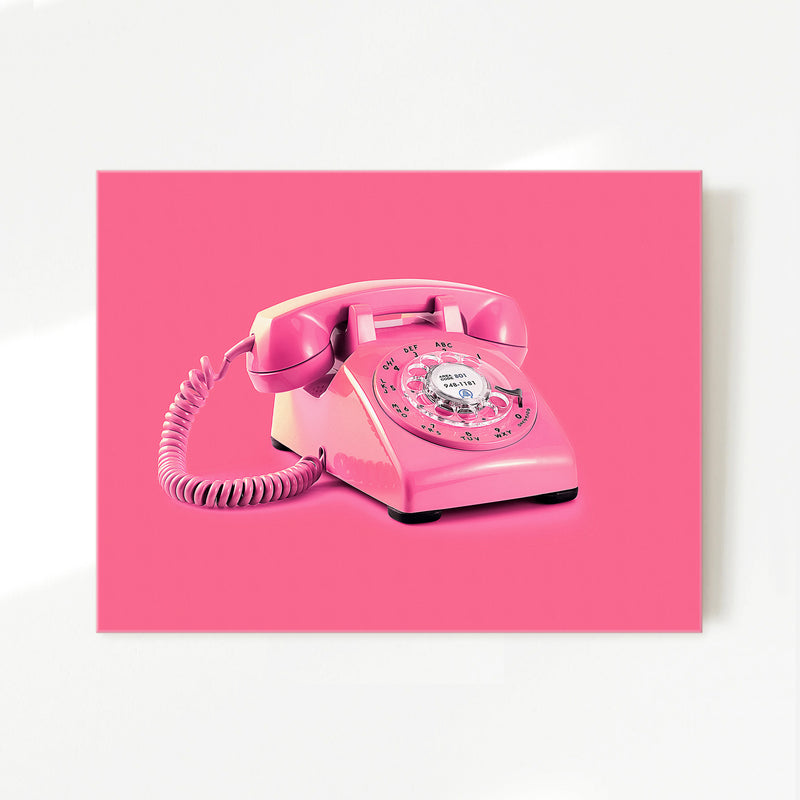 Pink Wall Art Retro Photo 01-1x - Sage and Rose Prints