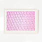 Pink Tile Wall Pattern Art - Sage and Rose Prints