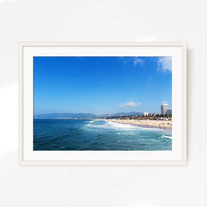 Royal Blue Beach Photo Print - Sage and Rose Prints