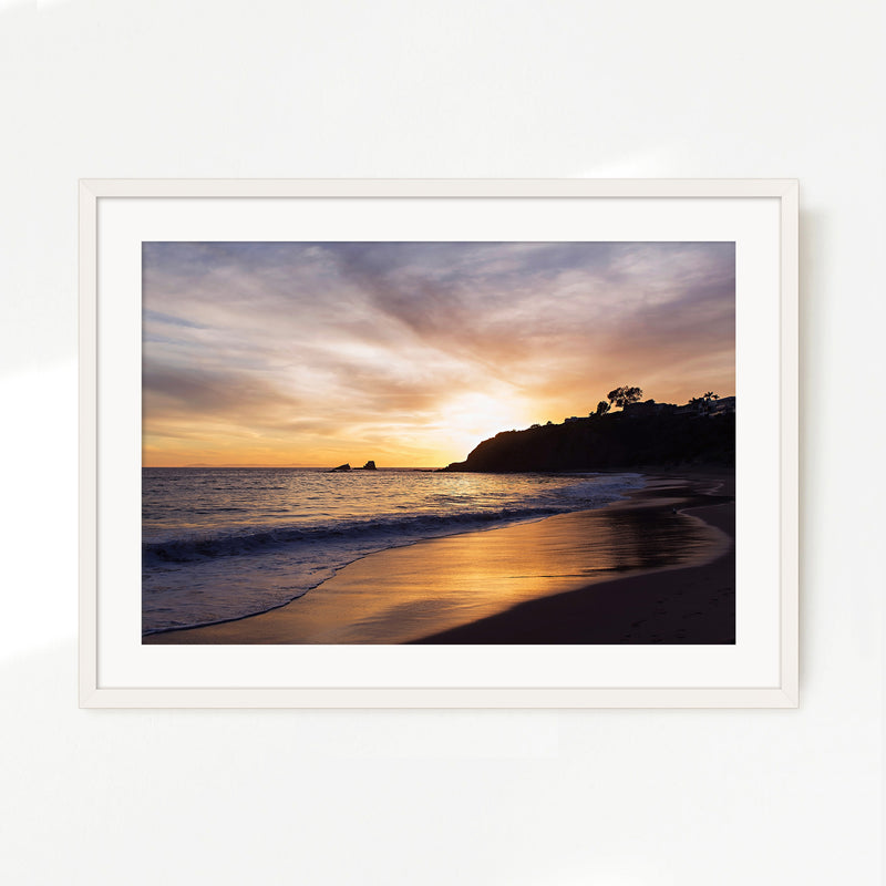 Hawaiian Sunset in Deep Purples - Sage and Rose Prints
