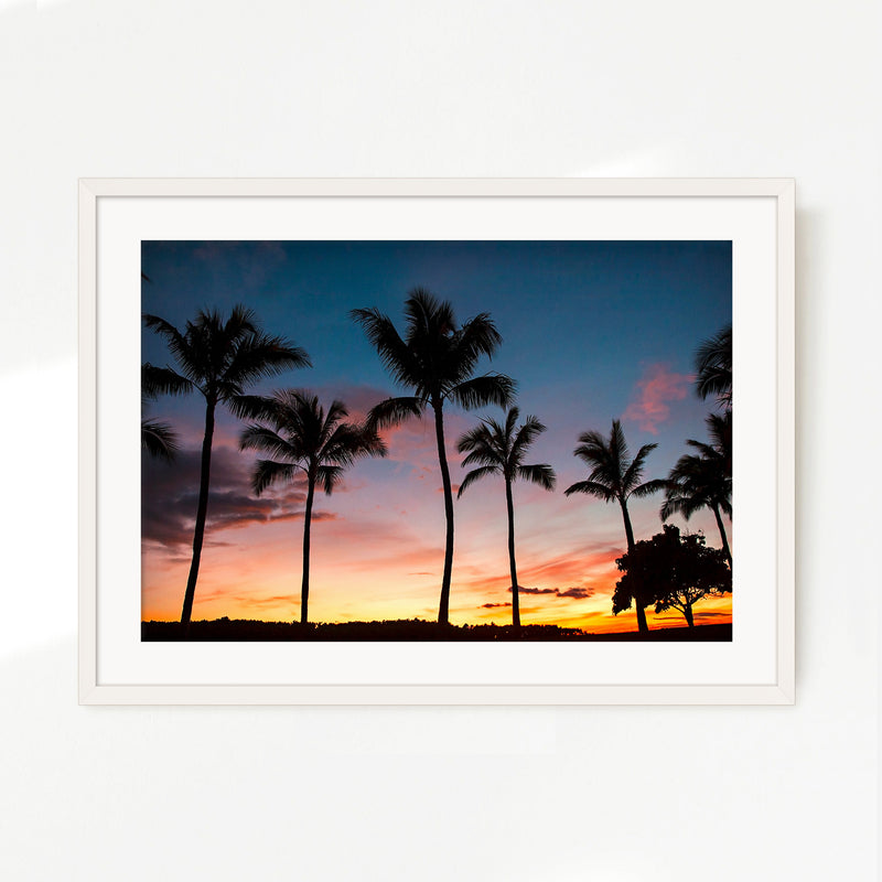Palm Trees Sunset Photo Print - Sage and Rose Prints