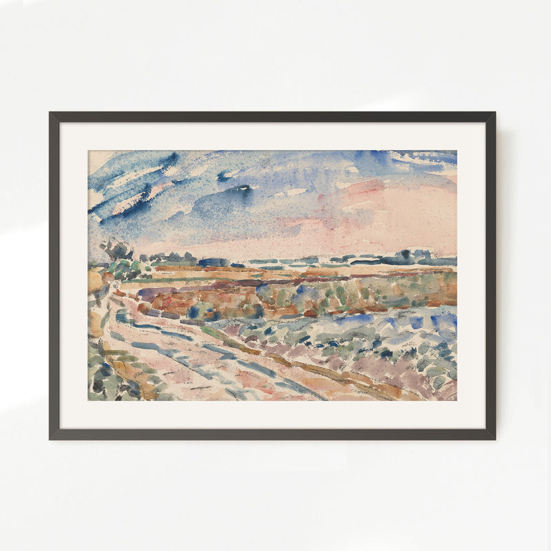 Impressionist Field of Colors - Sage and Rose Prints