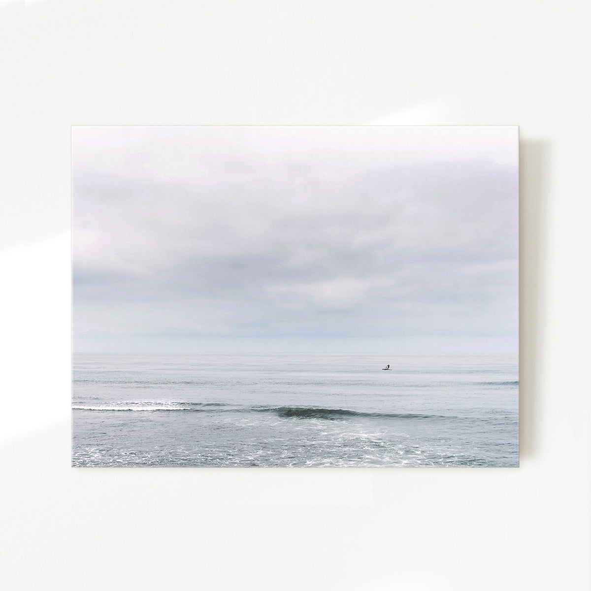 Silver Blue Sky Ocean Photo Print No1 - Sage and Rose Prints
