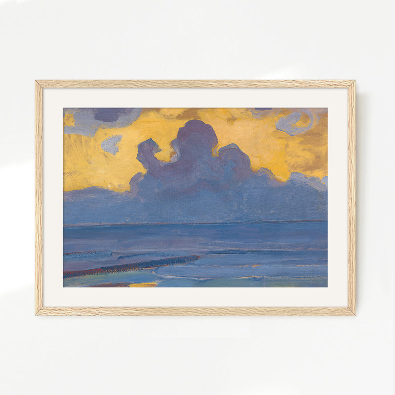 Cloud Sunset in Purple and Yellow - Sage and Rose Prints