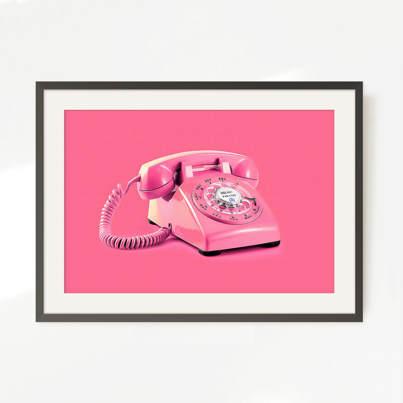 Pink Wall Art Retro Photo 01-1x - Sage and Rose Prints