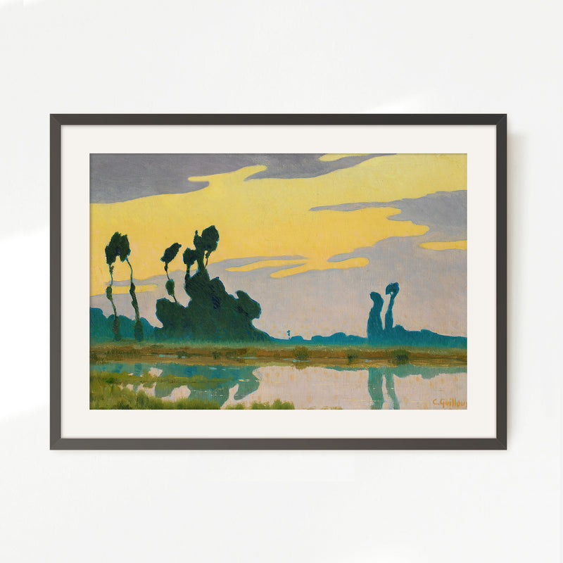 Florida Sunset Watercolor - Sage and Rose Prints