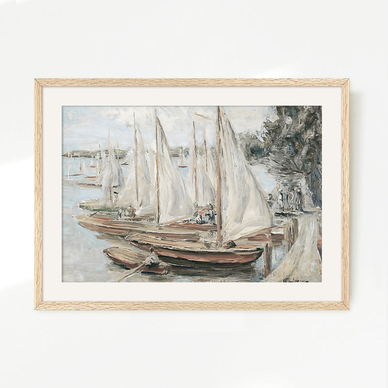 Vintage Sailboat Print 2 - Sage and Rose Prints