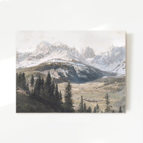 Mountain Package - Bedroom Art B 1x- 14 - Sage and Rose Prints