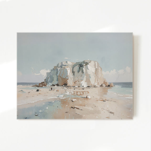 Beach Landscape Painting 24-1x - Sage and Rose Prints