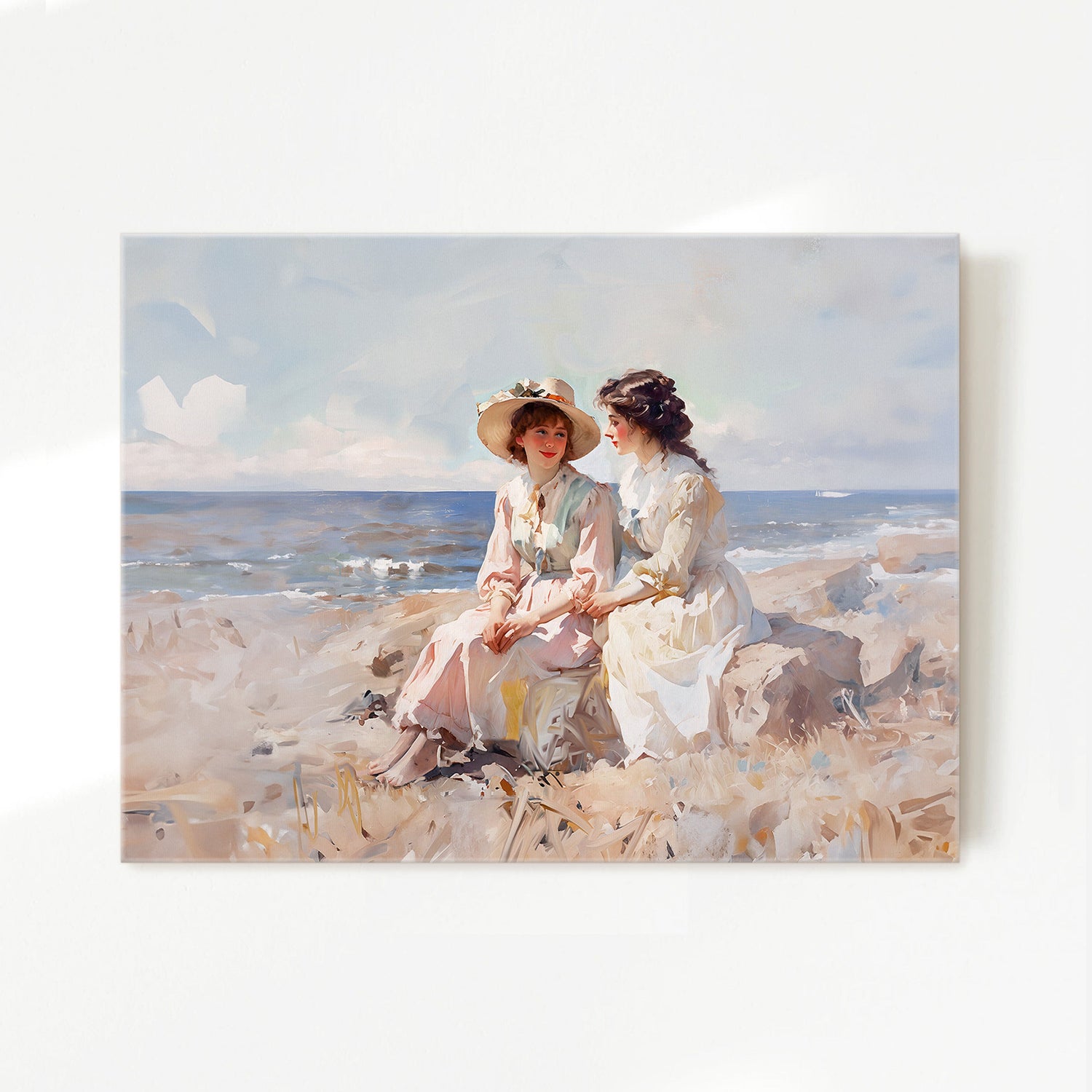 Beach Painting 28-1x - Sage and Rose Prints