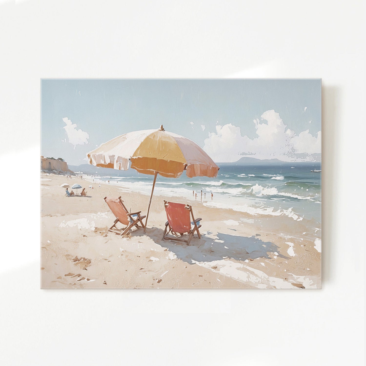 Beach Painting 26-1x - Sage and Rose Prints