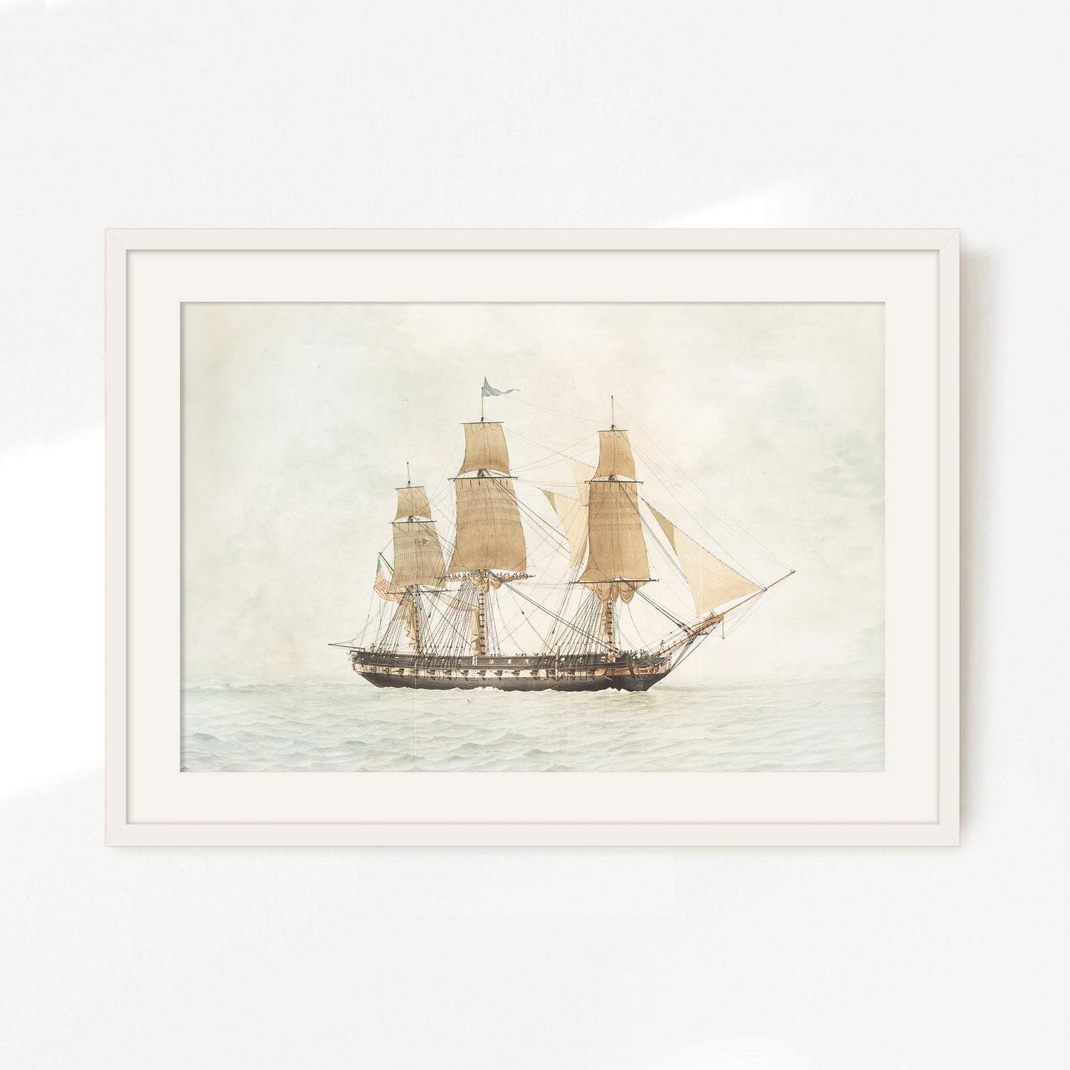 Sailboat Painting 21-1x - Sage and Rose Prints