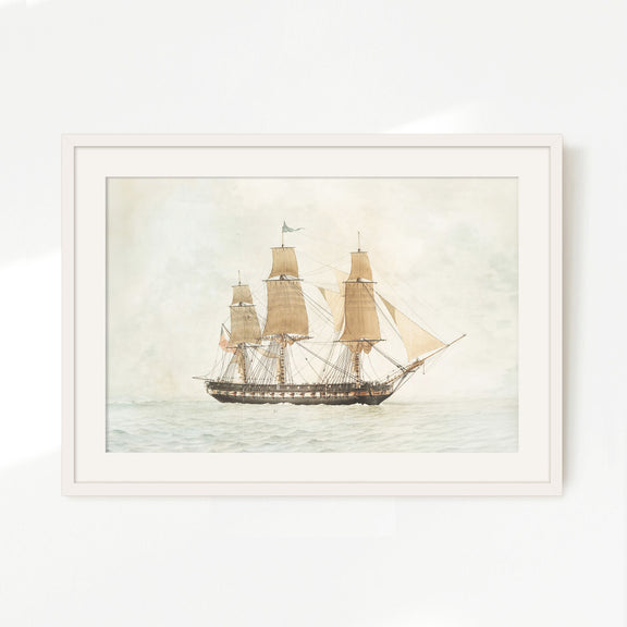 Sailboat Painting 21-1x - Sage and Rose Prints