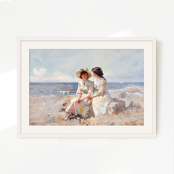 Beach Painting 28-1x - Sage and Rose Prints