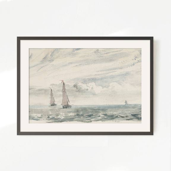 Coastal Art 15-1x - Sage and Rose Prints