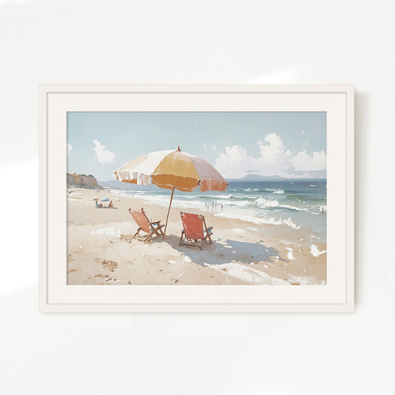 Beach Painting 26-1x - Sage and Rose Prints