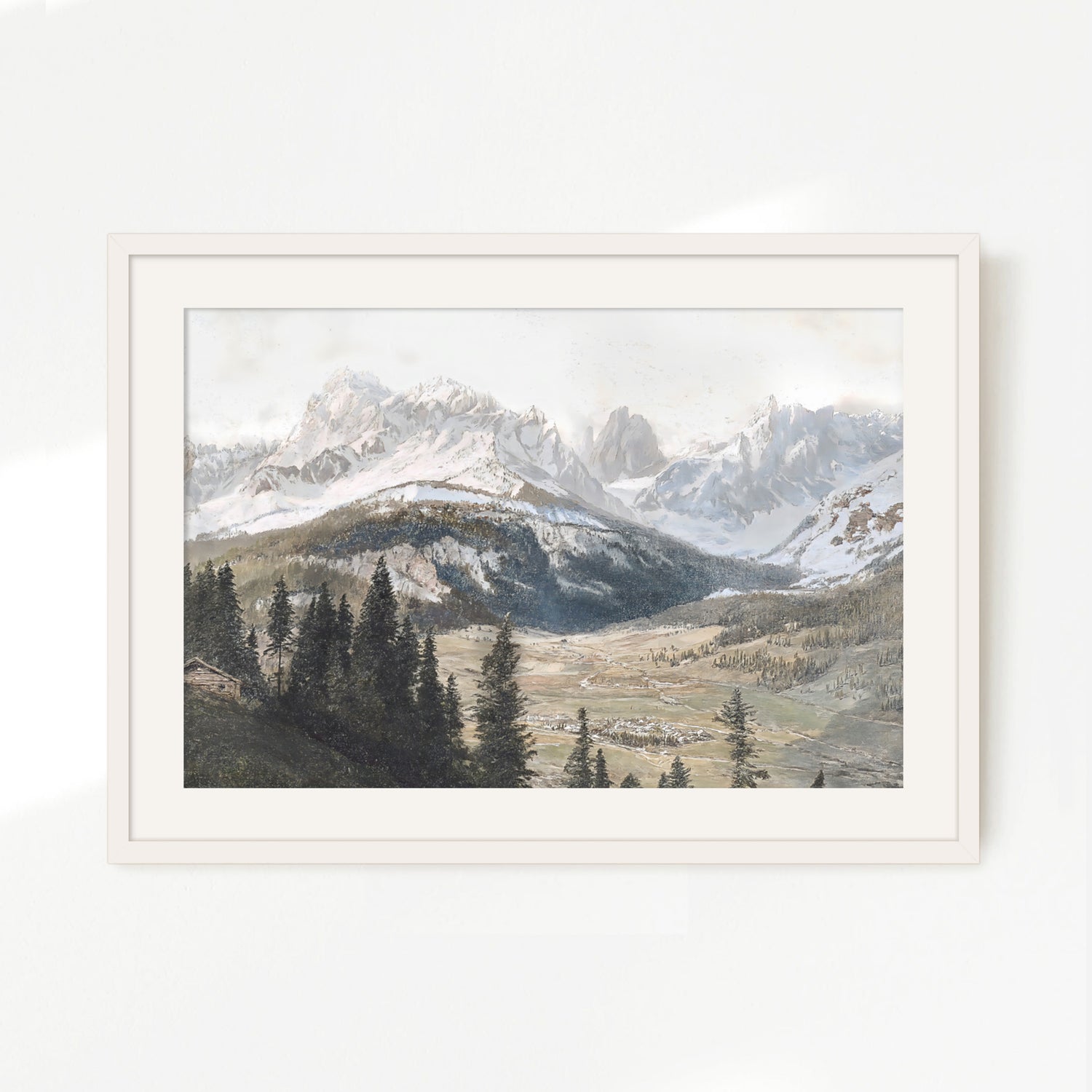 Mountain Package - Bedroom Art B 1x- 14 - Sage and Rose Prints