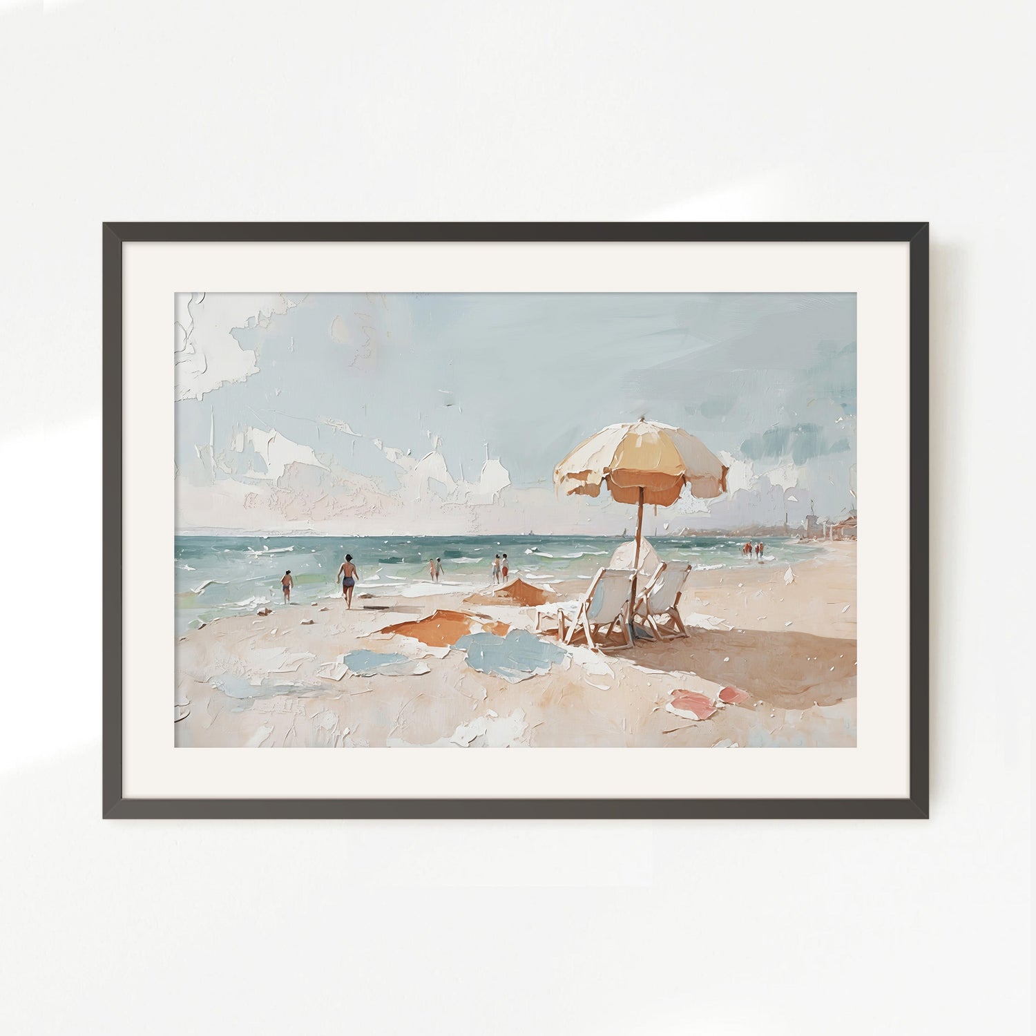 Beach Painting 25-1x - Sage and Rose Prints