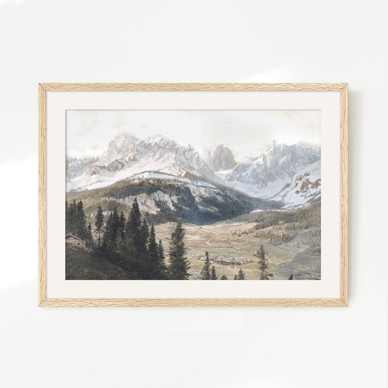 Mountain Package - Bedroom Art B 1x- 14 - Sage and Rose Prints