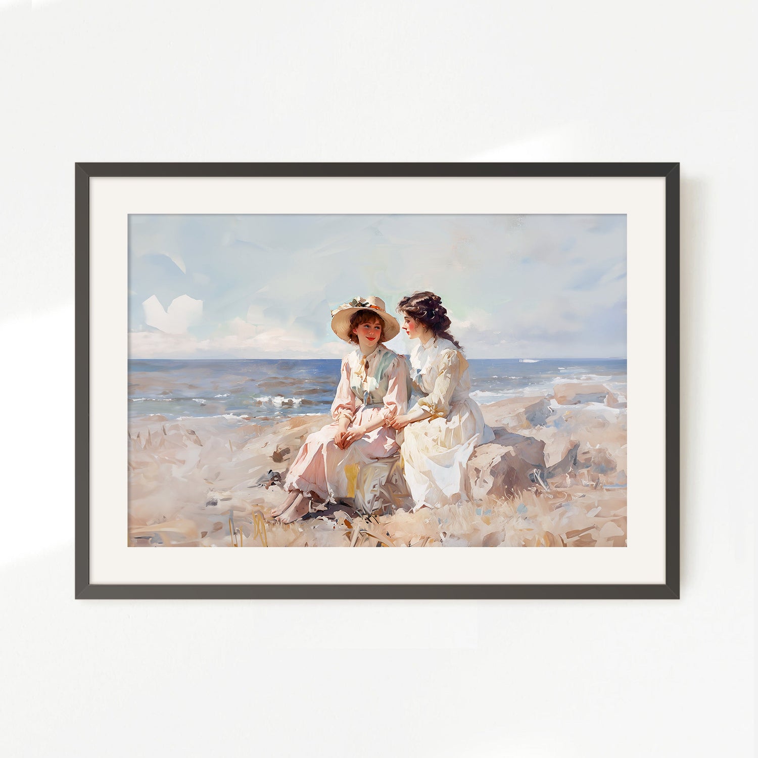 Beach Painting 28-1x - Sage and Rose Prints