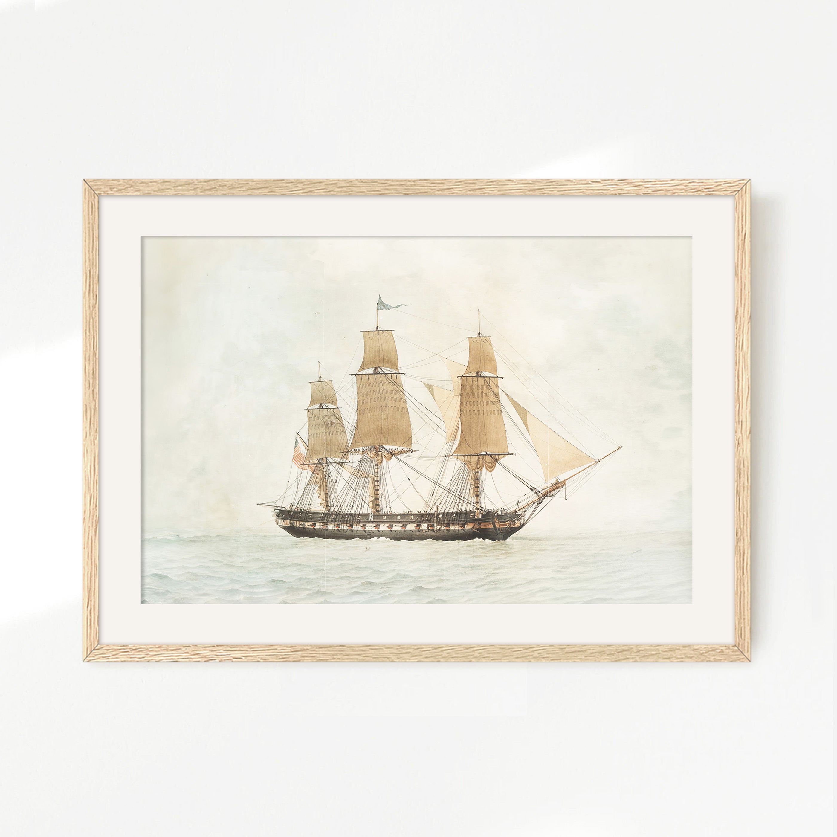 Sailboat Painting 21-1x - Sage and Rose Prints