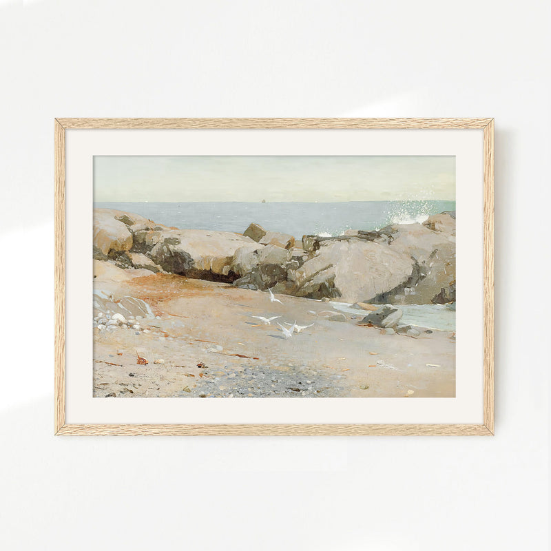 Coastline Painting 2 - Sage and Rose Prints