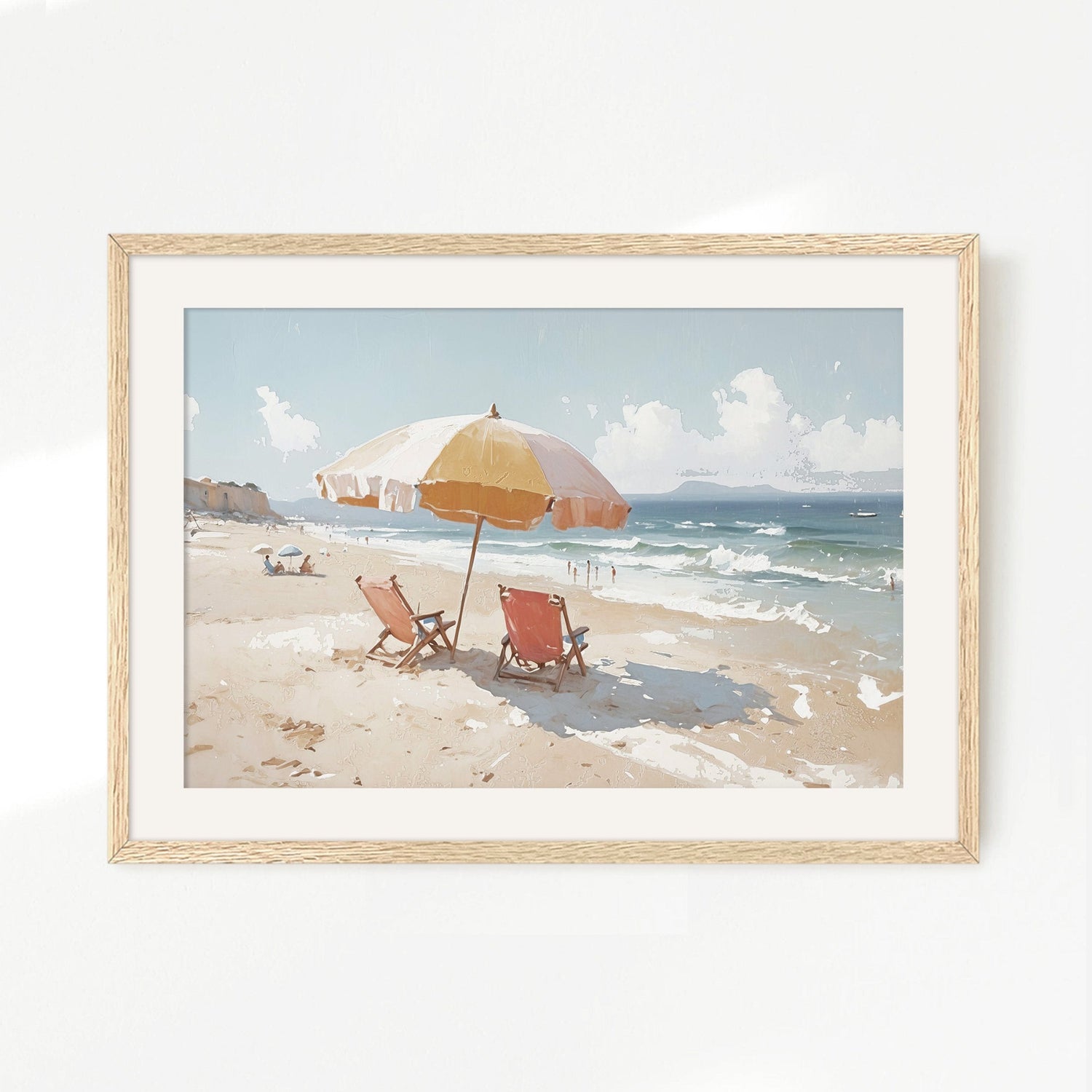 Beach Painting 26-1x - Sage and Rose Prints