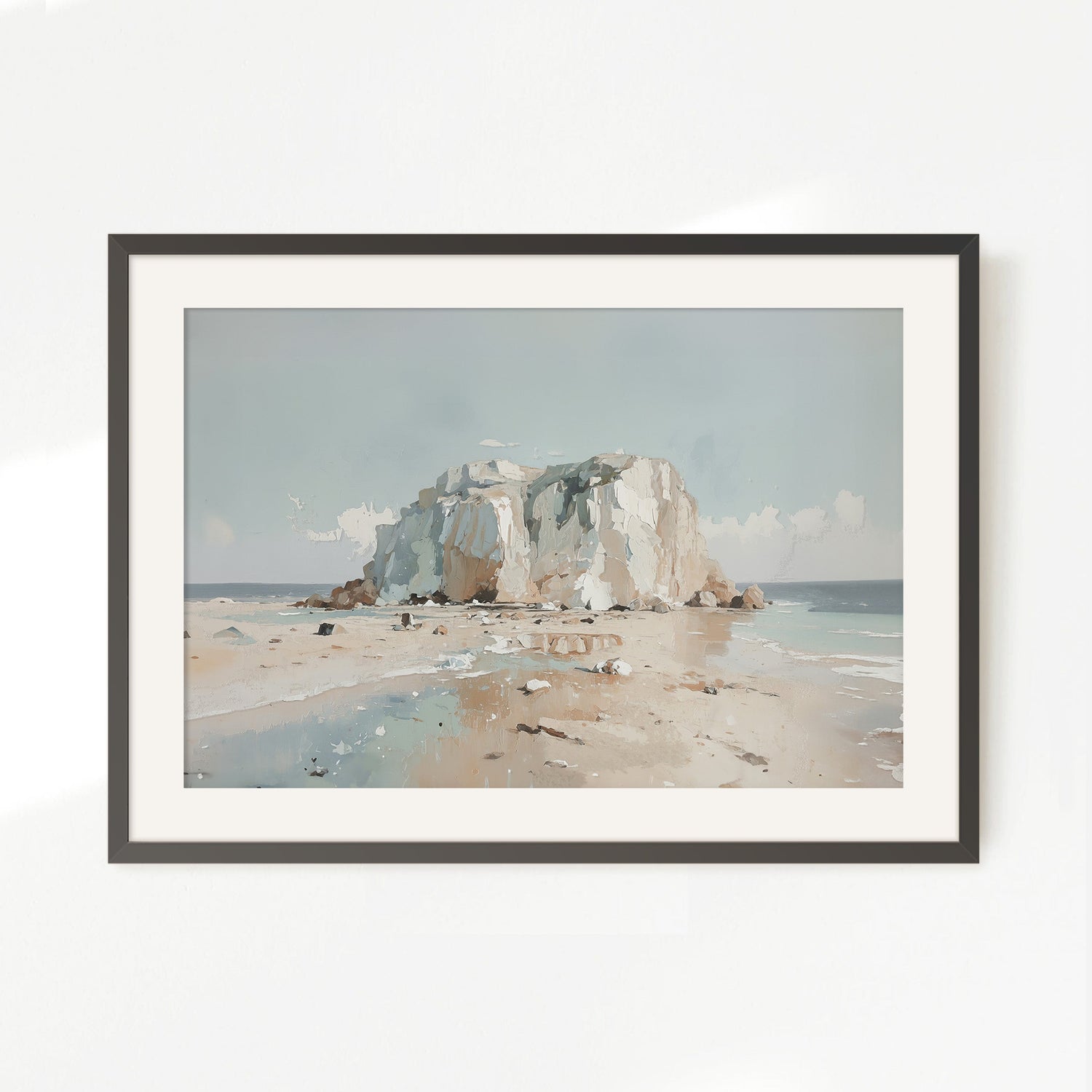 Beach Landscape Painting 24-1x - Sage and Rose Prints