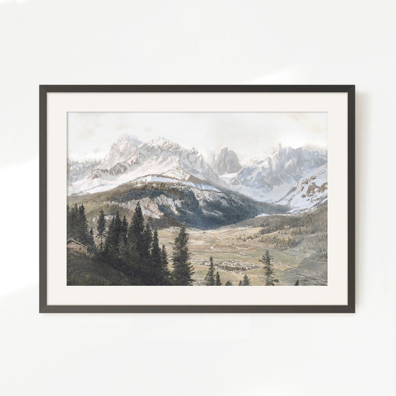 Mountain Package - Bedroom Art B 1x- 14 - Sage and Rose Prints