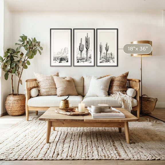 Desert Package - Living Room D -3x - Sage and Rose Prints