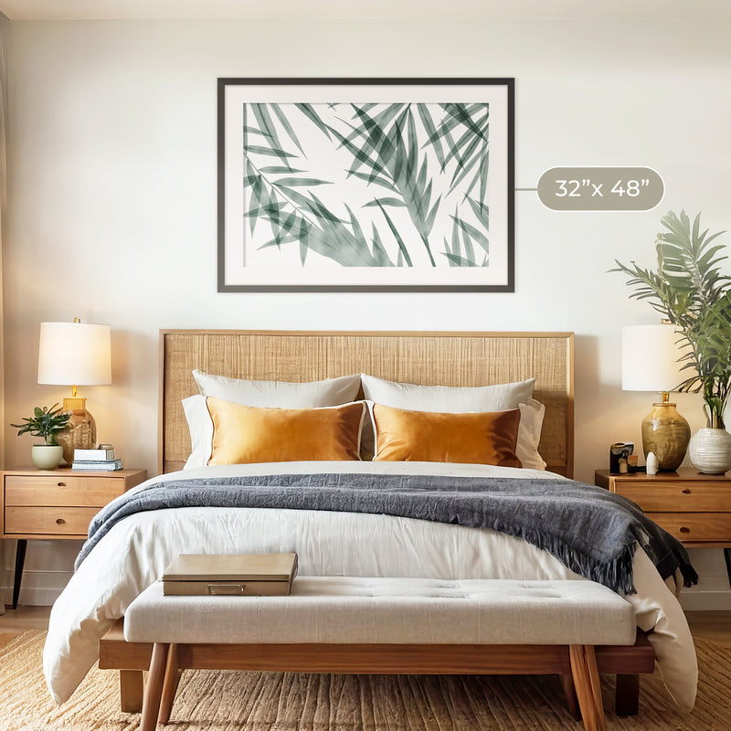Palm Watercolor Print - Sage and Rose Prints