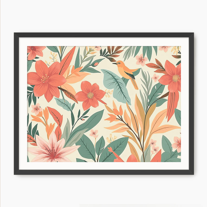 Tropical Deco Prints - Sage and Rose Prints