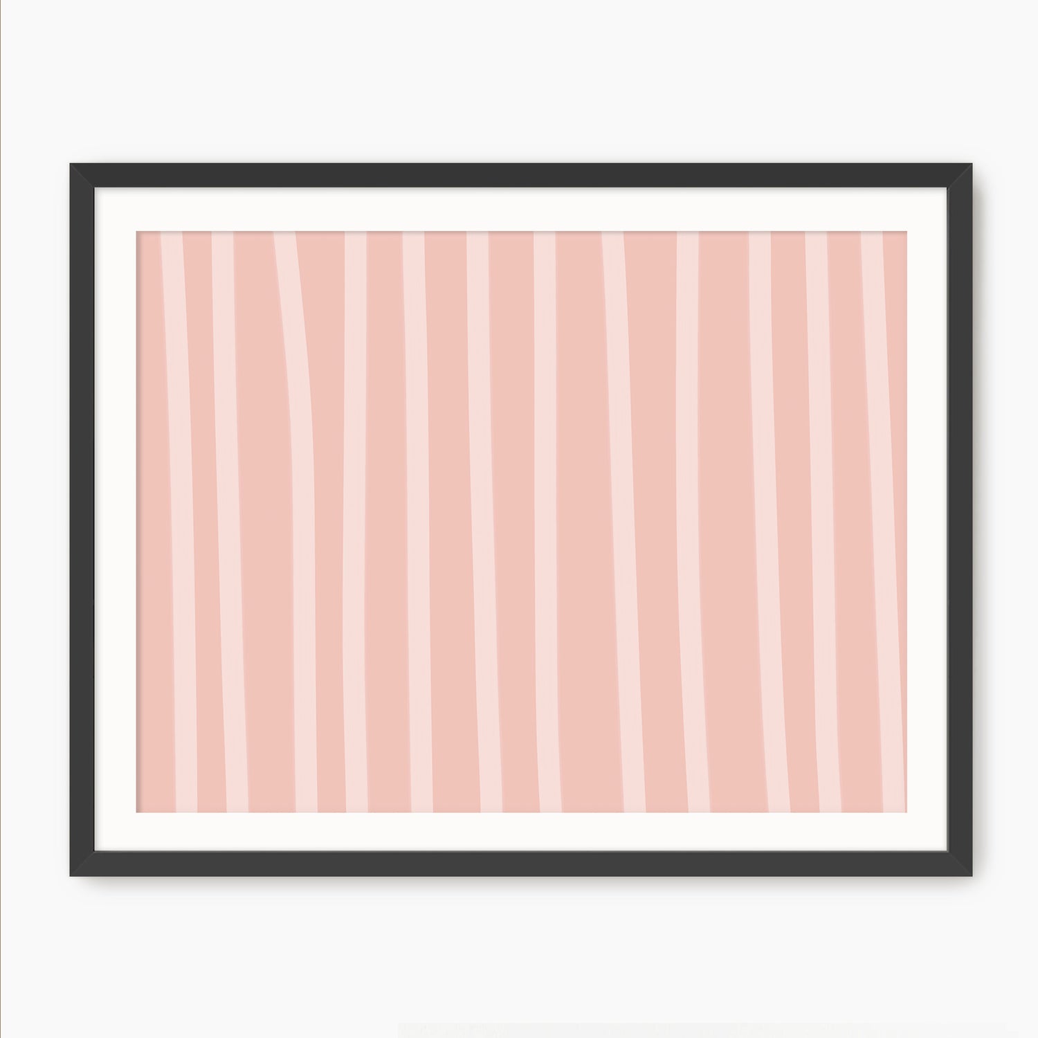 Warm Pink Minimalist Line Art - Sage and Rose Prints