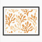Burnt Orange Seaweed Motif - Sage and Rose Prints