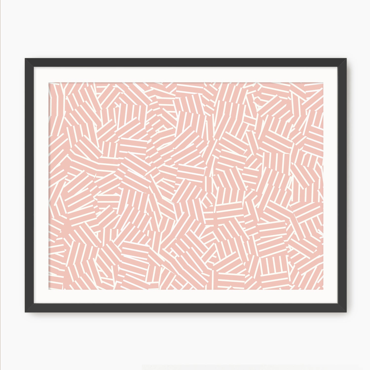 Maximalist Hash Pattern - Sage and Rose Prints