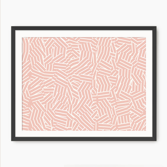 Maximalist Hash Pattern - Sage and Rose Prints