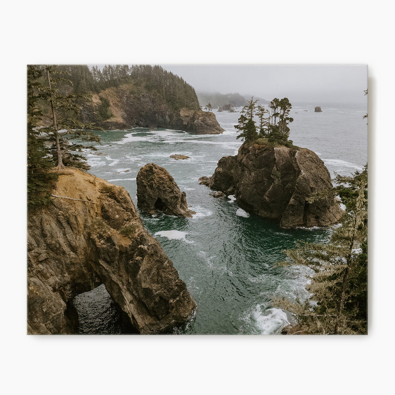 The Corridor Pacific Coast Cliffs Photo - Sage and Rose Prints