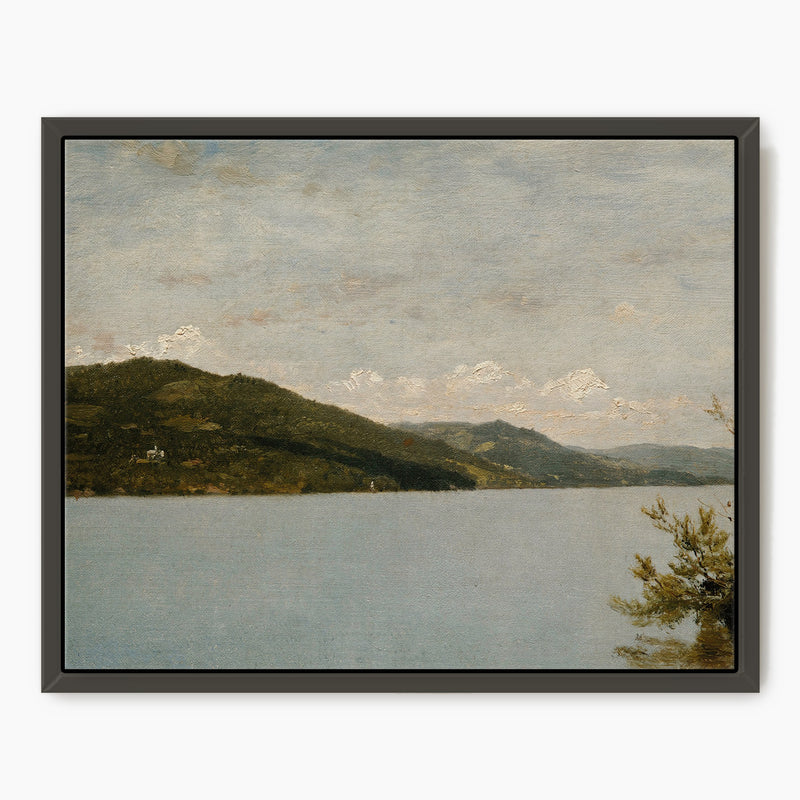 Lake George Vintage Painting Print - Sage and Rose Prints