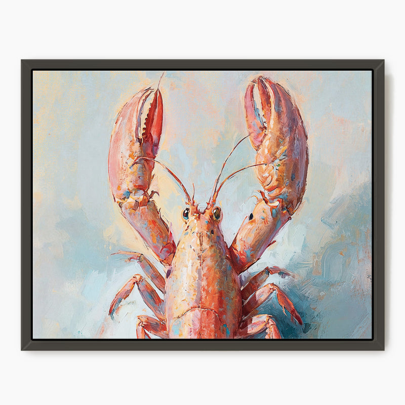Lobster Impressionist Painting - Sage and Rose Prints