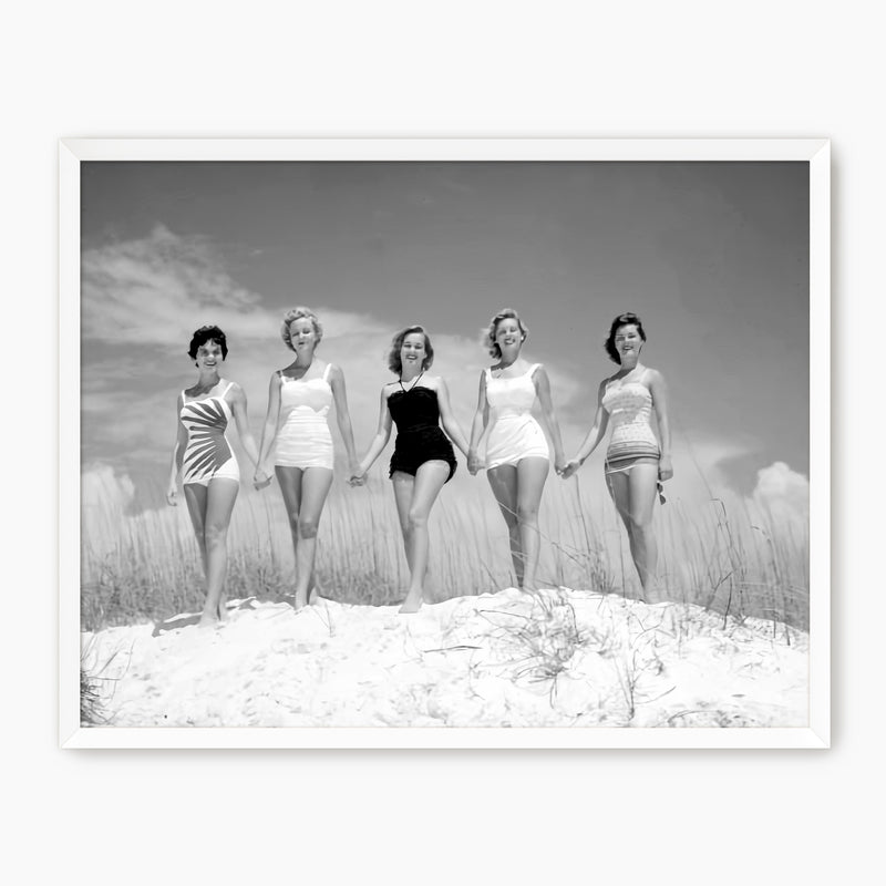 Retro Summer Beach Photo - Sage and Rose Prints