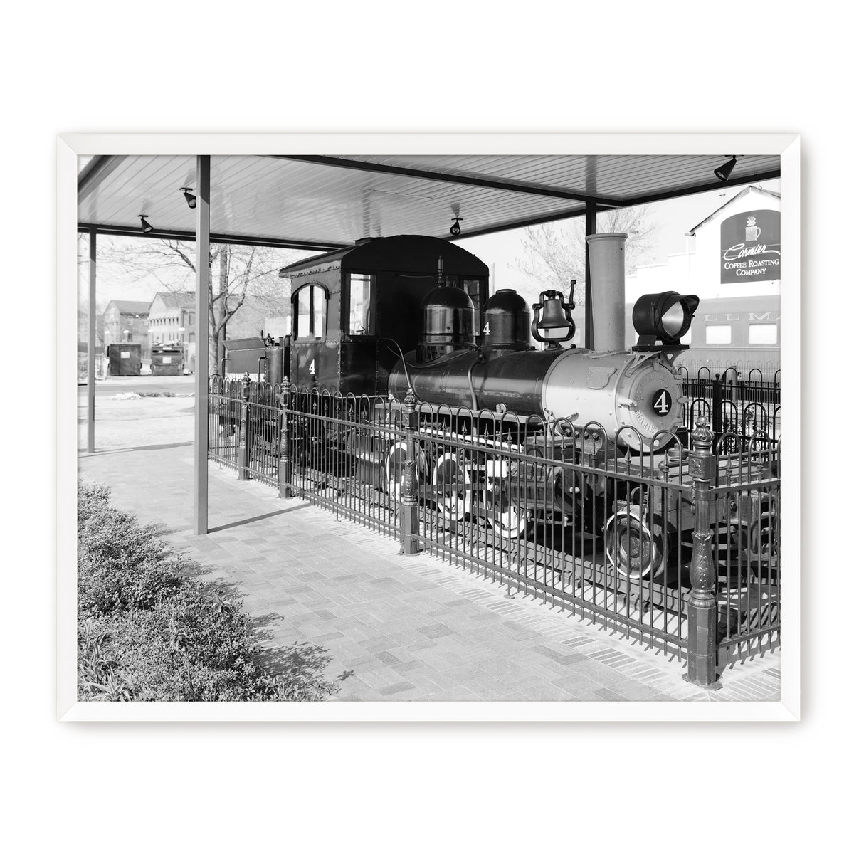 Black & White Historic Train Photo - Sage and Rose Prints