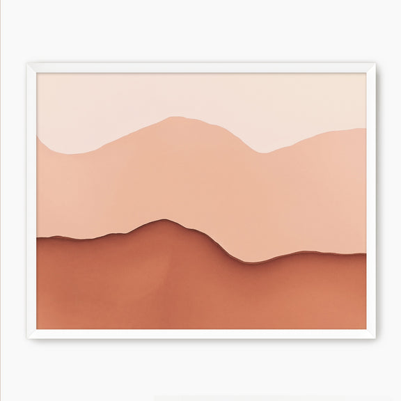 Dusty Rose Wabi Sabi Art - Sage and Rose Prints