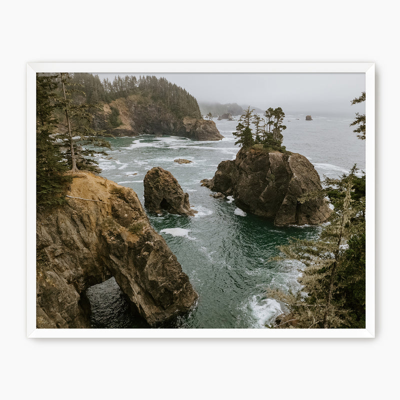 The Corridor Pacific Coast Cliffs Photo - Sage and Rose Prints