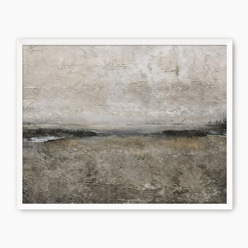 AK-51 Textured Grey Modern Minimalist Abstract Art Print - Sage and Rose Prints